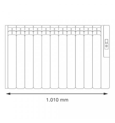 Radiador Eléctrico Rointe KYROS 330W de 3 Elementos KRN0330RAD3