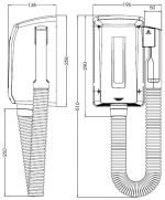 SECADOR DE CABELLO MEDICLINICS  SC0004 /automático/ blanco - Imagen 2