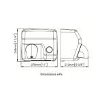 SECADORA DE MANOS MEDICLINICS SANIFLOW E880 pulsador/baño de oro - Imagen 2