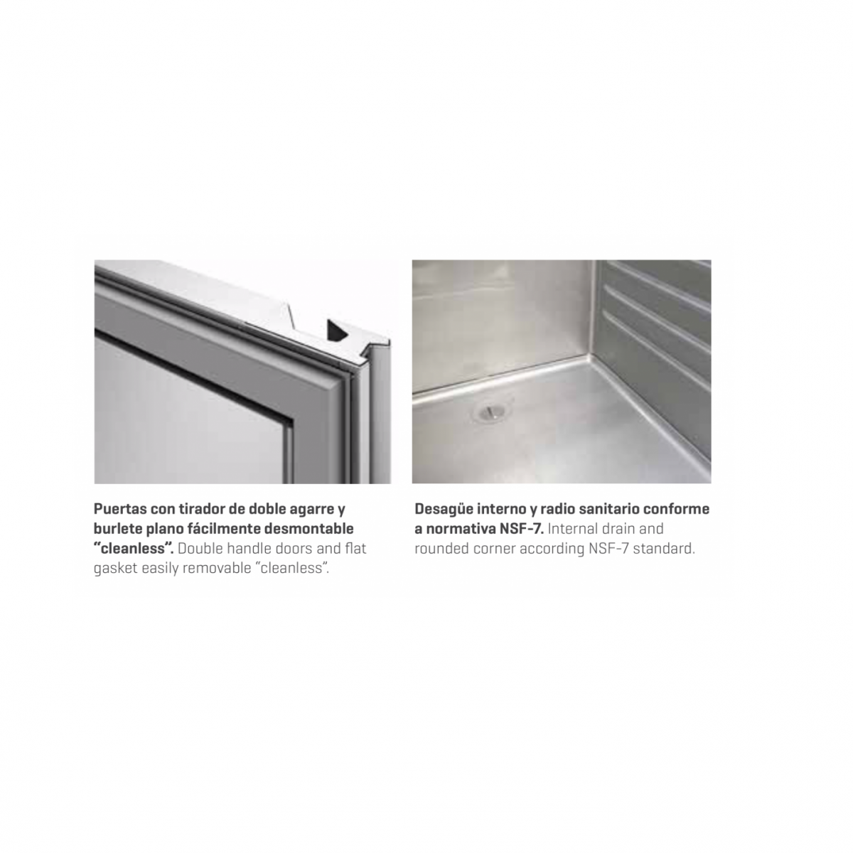 ARMARIO CONGELADOR INFRICO 2 PUERTAS 895 L AN902BT - Imagen 3