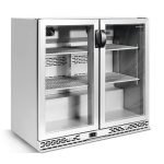 ARMARIO EXPOSITOR BOTELLERO 1 PUERTA CRISTAL 220 L INFRICO ERV25II - Imagen 2