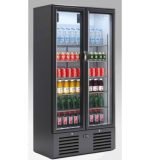 ARMARIO EXPOSITOR BOTELLERO 2 PUERTAS CRISTAL 435 l INFRICO ERV83 - Imagen 2