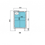 ENFRIADOR DE BOTELLAS BAJO MOSTRADOR INFRICO EB1000II - Imagen 2