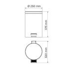 PAPELERA PEDAL SIMEX 12L ACERO INOX. Satinado - Imagen 2