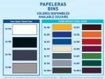 PAPELERA RECTANGULAR JOFEL DAYTON ACERO PINTADO TAPA  BASCULANTE AL70500 - Imagen 2