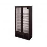 ARMARIO EXPOSITOR BOTELLERO 2 PUERTAS CRISTAL 435 l INFRICO ERV83