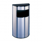 PAPELERA CENICERO MEDIA LUNA JOFEL BANGKOK ACERO INOX AL83801