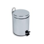 PAPELERA PEDAL SIMEX 12L ACERO INOX. Brillante
