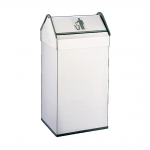 PAPELERA RECTANGULAR JOFEL DAYTON ACERO INOX TAPA BASCULANTE AL70501