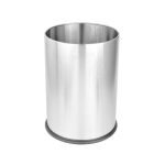 PAPELERA SIN TAPA SIMEX 9L ACERO INOX. Satinado