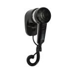 SECADOR DE CABELLO SIMEX | HOTEL LINE 1200W Plateado/Negro