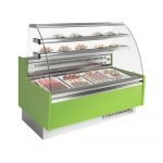 VITRINA EXPOSITORA INFRICO CRISTAL CURVO 572L VGL15C