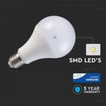BOMBILLA DE LED SAMSUNG CHIP 18W E27 A80 PLÁSTICO 3000K - Imagen 3