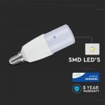 BOMBILLA LED - SAMSUNG CHIP 8W E14 T37 PLÁSTICO 3000K - Imagen 4