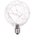 BOMBILLA LED GARZA GLOBO FILAMENTO STARLIGHT G125 1,2W E27 27K