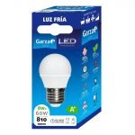 BOMBILLA LED GARZA ESFÉRICA  8W E27 220º 810LM 65K CAJA