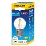 BOMBILLA LED GARZA FILAMENTO 360º  4W E27 470LM 2700K CAJA