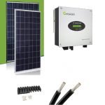 KIT SOLAR FOTOVOLTAICO 1100 W KFV-1M-CP PARA CUBIERTA PLANA