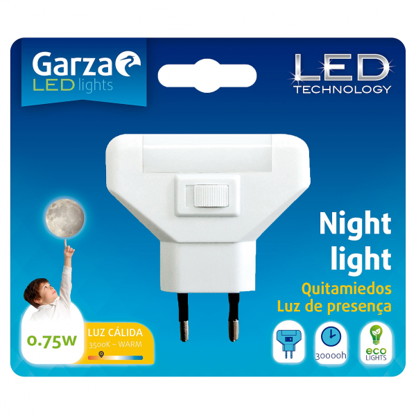 BOMBILLA LED GARZA CON SENSOR MOVIMIENTO 360º 10W E27 240º 806LM 40K CAJA -  Comercial Antonio Béjar