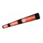 CALEFACTOR HALÓGENO RADIANTE TECNA VICTORY HLW 4,5 KW NEGRO