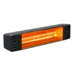 CALEFACTOR RADIANTE ELÉCTRICO TECNA VARMA TOP FM 1,5 KW NEGRO