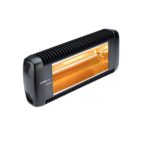 CALEFACTOR RADIANTE ELECTRICO TECNA VARMA TANDEM 2KW NEGRO